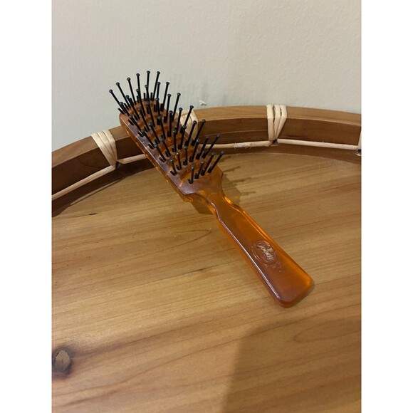 Vintage GOODY Tortoise Shell 6" Detangle Vented Blow Dry Hair Brush - Picture 1 of 4